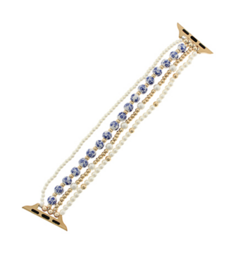 Ceramic & Pearl Watch Band