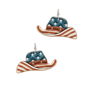 Leather Har Star Earring