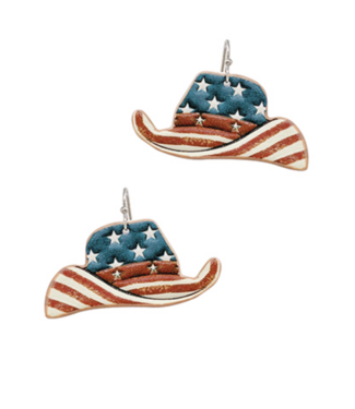 Leather Har Star Earring