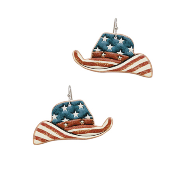 Leather Har Star Earring