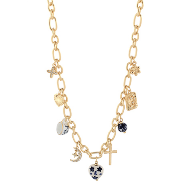 Love in Ceramics Charm Necklace