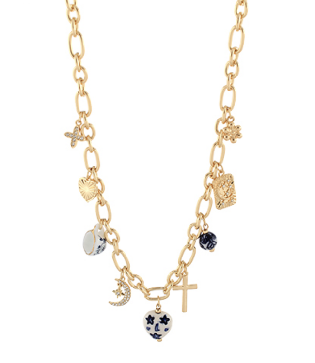 Love in Ceramics Charm Necklace