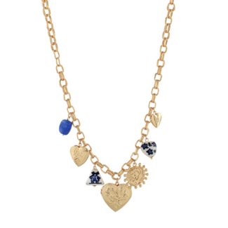 Lock and Key Charm Necklace