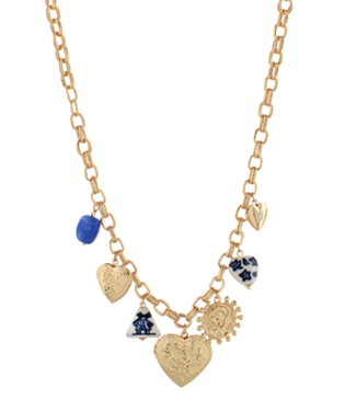 Lock and Key Charm Necklace