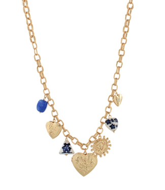 Lock and Key Charm Necklace