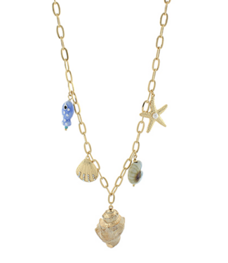 Island Charmed Charm Necklace