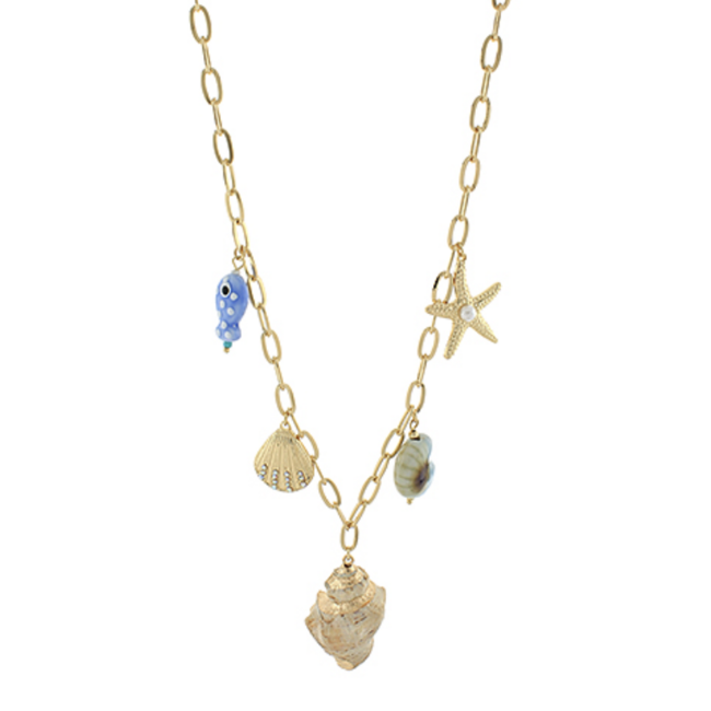 Island Charmed Charm Necklace