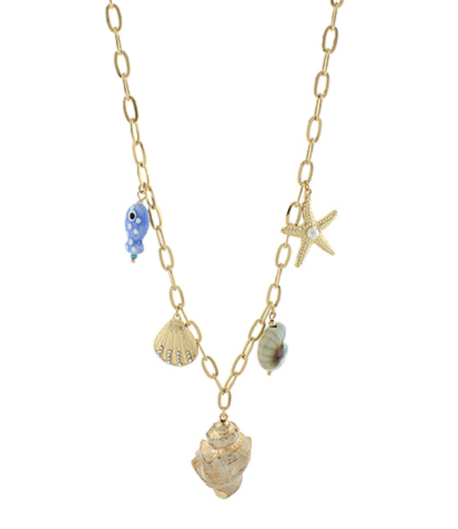 Island Charmed Charm Necklace