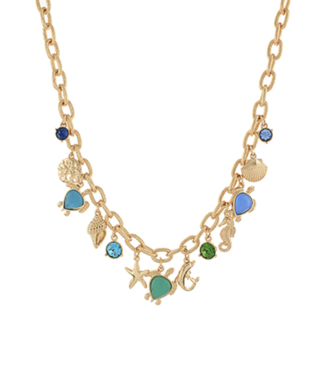 Treading the Coast Charm Necklace
