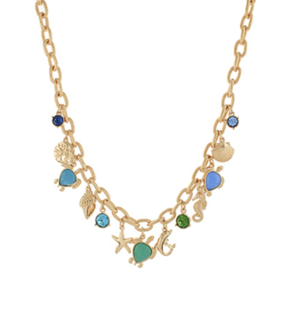 Treading the Coast Charm Necklace