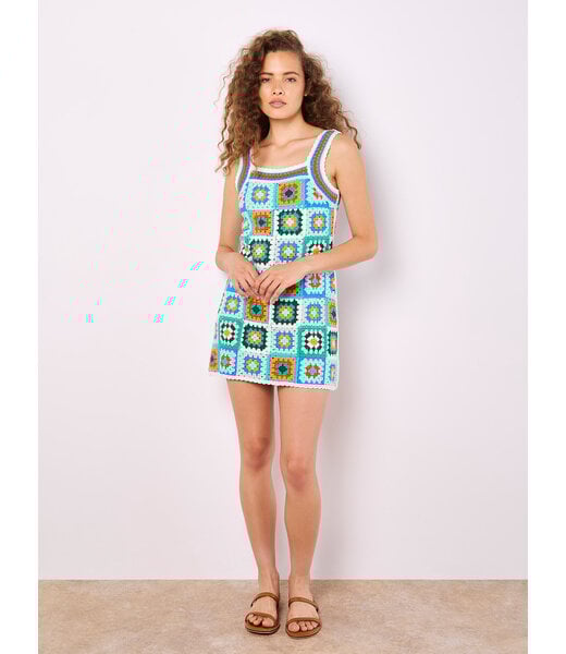 Maddie Mini Crochet Dress
