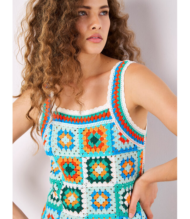 Maddie Mini Crochet Dress