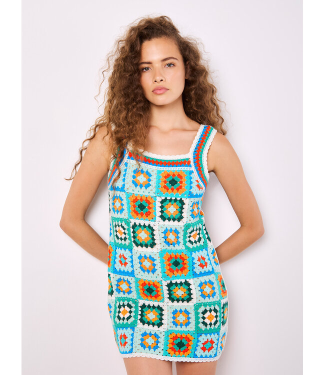 Maddie Mini Crochet Dress