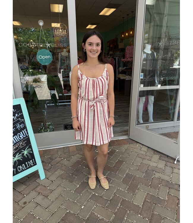 Bobi Scoop Neck Cami Dress