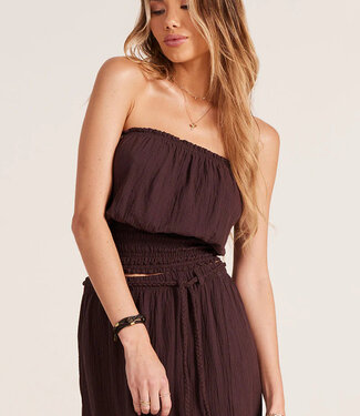 Bobi Maxi Skirt w/ Slit + Belt