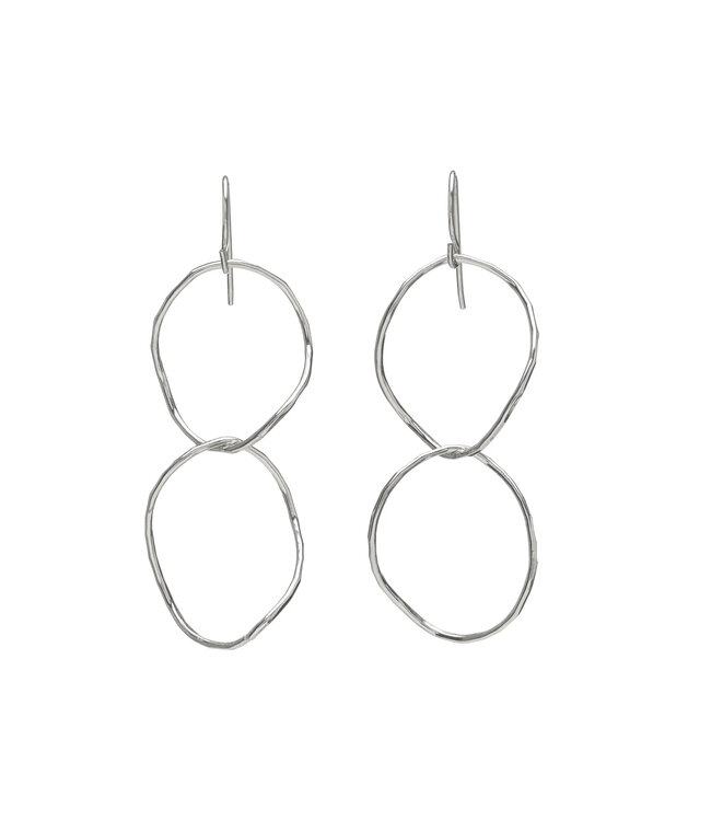 Double Oval Twist Earring