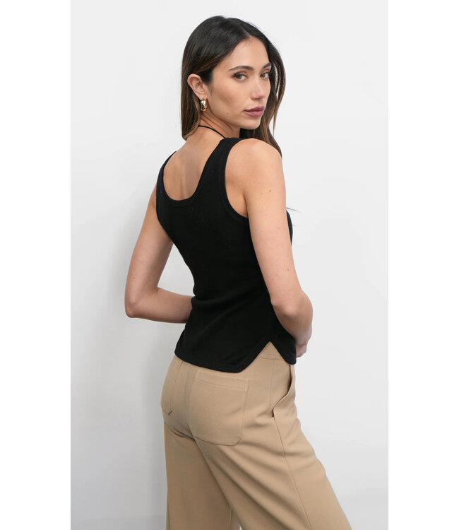 Greylin Ezra Side Slit Knit Tank