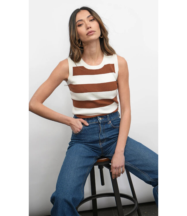 Greylin Nadine Stripe Sweater Tank