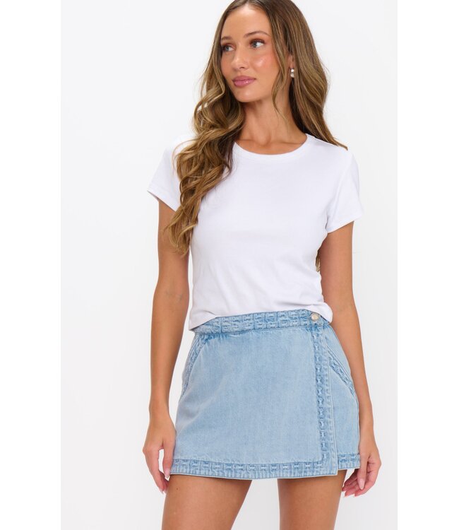 Show Me Your Mumu Wyatt Wrap Mini Skort