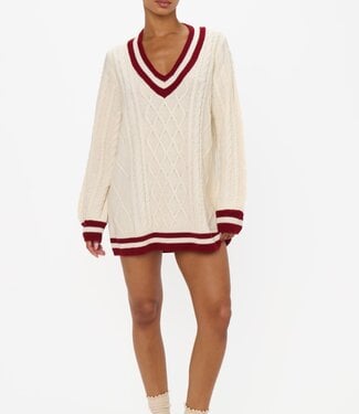 Show Me Your Mumu Tailgate Sweater Dress
