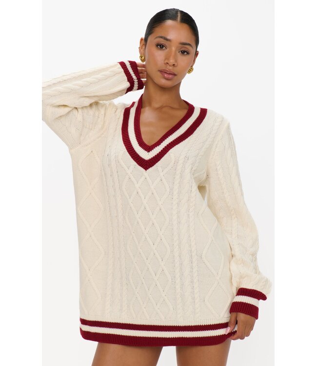 Show Me Your Mumu Tailgate Sweater Dress