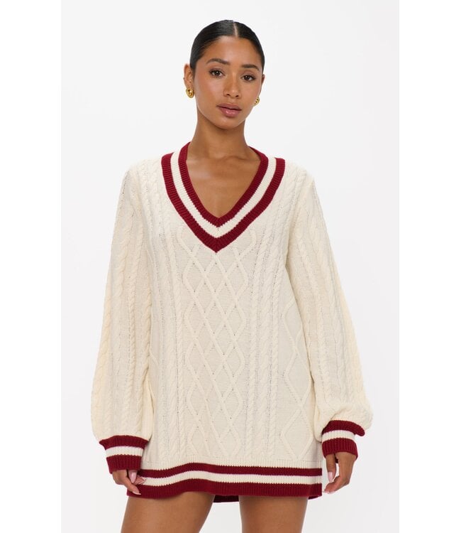 Show Me Your Mumu Tailgate Sweater Dress