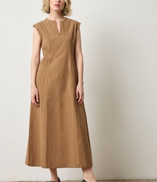 Lilla P Twill Princess Seam Maxi Dress