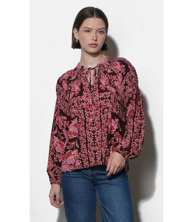 Greylin Hendrix Balloon Slv Blouse