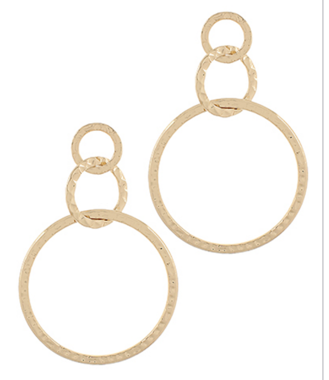 Triple Threat Drop Earrings