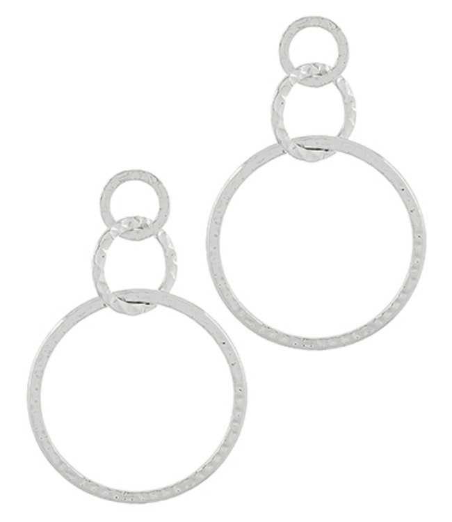 Triple Threat Drop Earrings