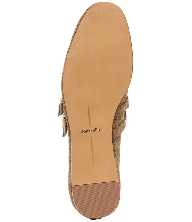 Dolce Vita Baylee Grommet Ballet Flats Perforated Suede