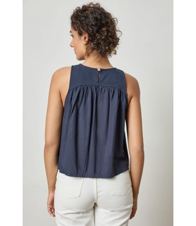 Lilla P Mixed Media Tank