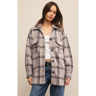 Z Supply Plaid Tucker Jacket