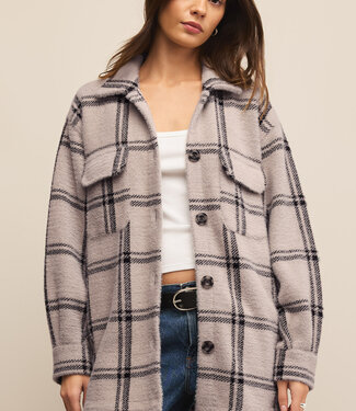 Z Supply Plaid Tucker Jacket