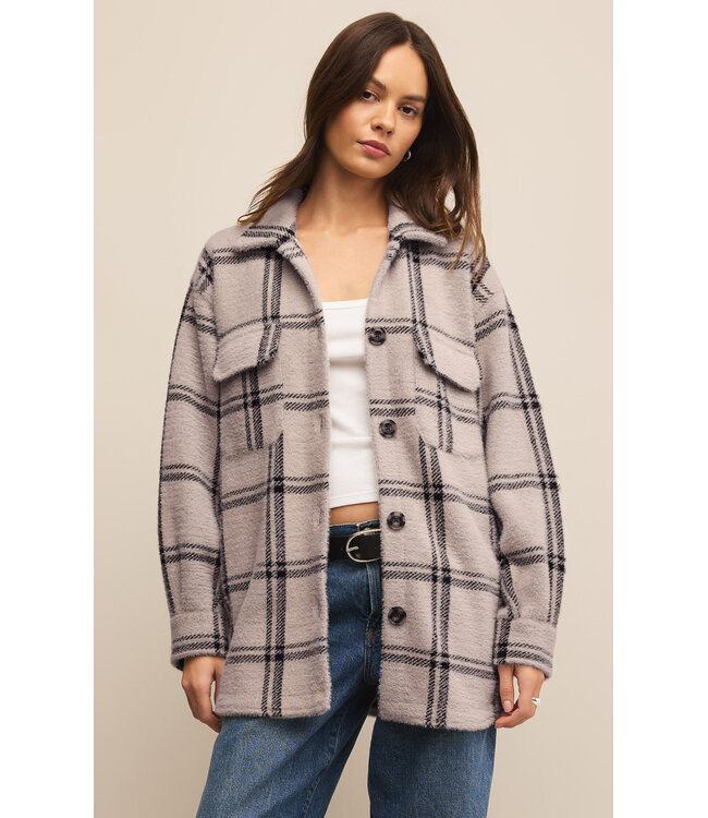 Z Supply Plaid Tucker Jacket