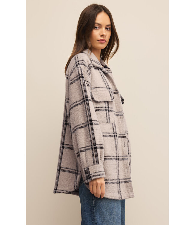Z Supply Plaid Tucker Jacket