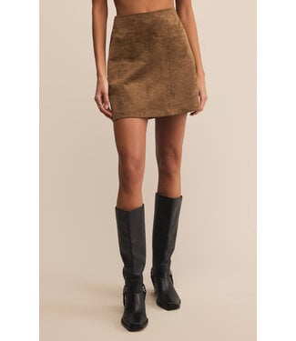 Z Supply Ciera Suede Mini Skirt