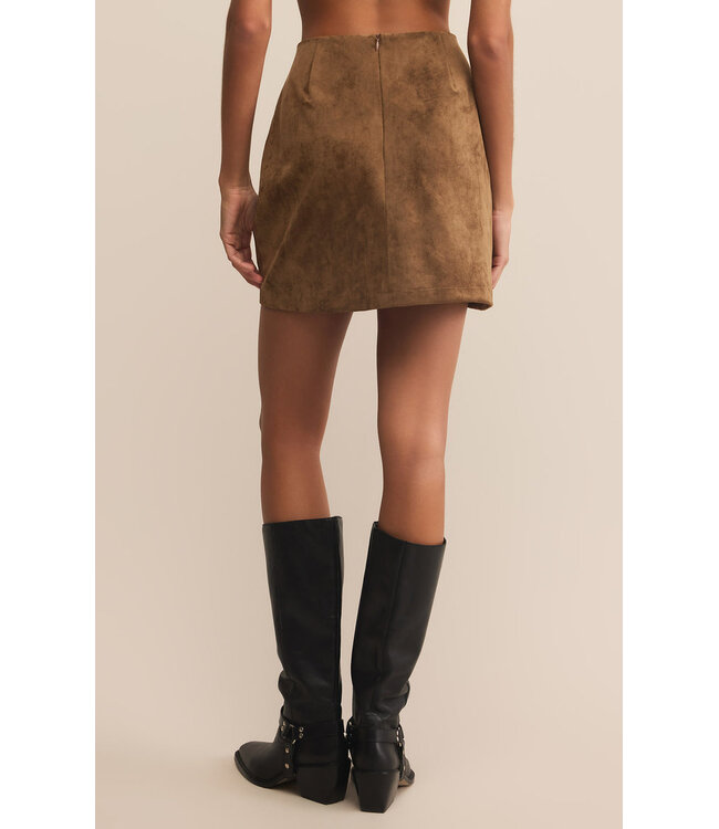 Z Supply Ciera Suede Mini Skirt