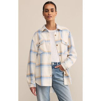 Z Supply Hiker Two Toned Fleece Jacket
