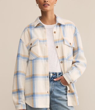 Z Supply Hiker Two Toned Fleece Jacket