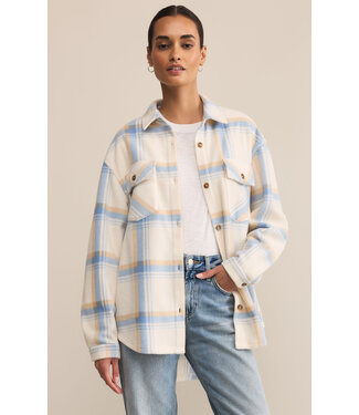 Z Supply Hiker Two Toned Fleece Jacket