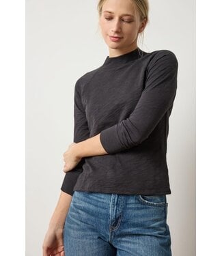 Lilla P 3Q Sleeve Raglan Mock Neck