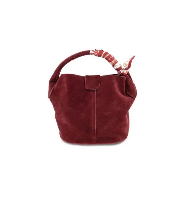 Small Suede Bucket Bag