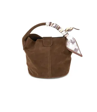 Small Suede Bucket Bag