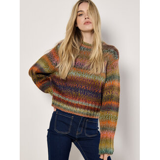 Mary Multi Knit Cable Sweater