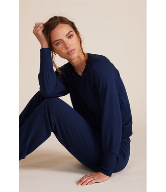 Bobi Puff Sleeve Raglan Pullover