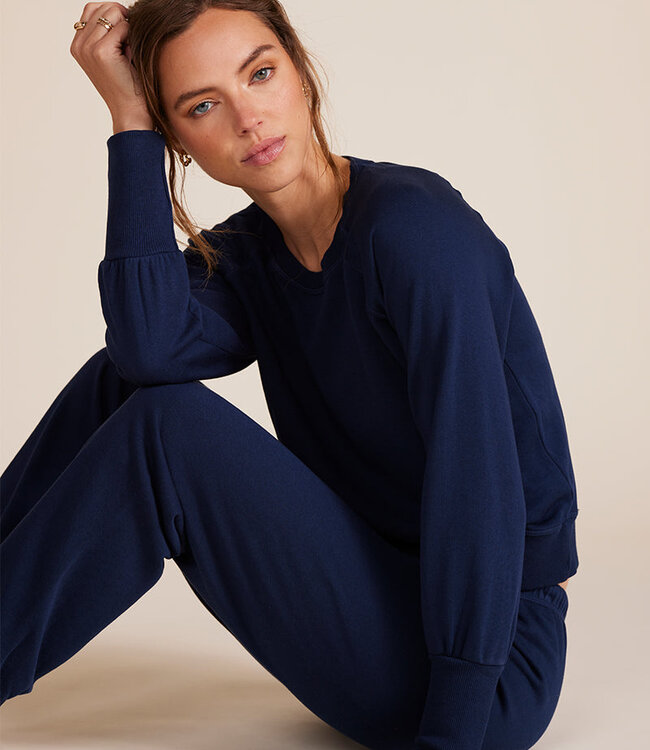 Bobi Puff Sleeve Raglan Pullover