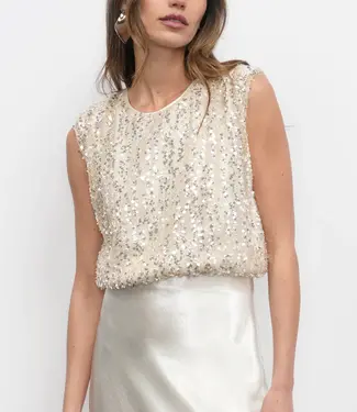 Greylin Liberty Bubble Sequin Top