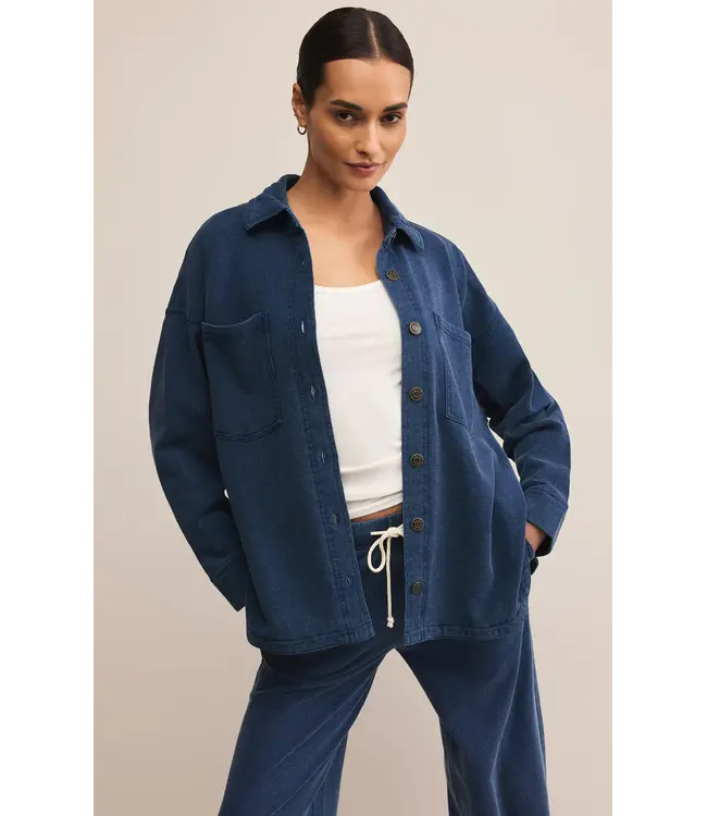 Z Supply All Day Knit Denim Jacket