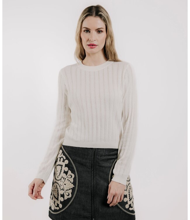 Love The Label Sarafin Pointelle Knit